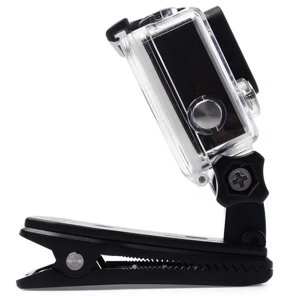 360° Rotary Hat Belt Backpack Clip – Camera Mount Clamp for GoPro Hero 2/3/3+/4/4 Session Skiing Action Accessories