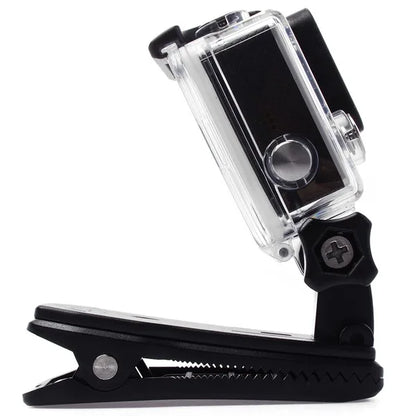 360° Rotary Hat Belt Backpack Clip – Camera Mount Clamp for GoPro Hero 2/3/3+/4/4 Session Skiing Action Accessories