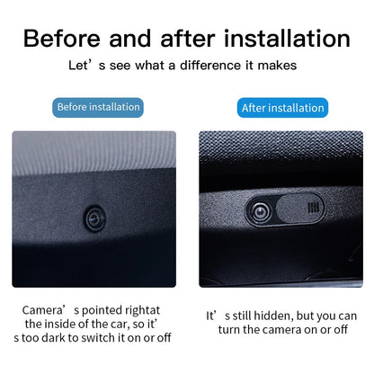 Tesla Model 3/Y Highland Camera Cover – Ultra-Thin Webcam Privacy Sticker for Interior Monitor Protection Car Accessories