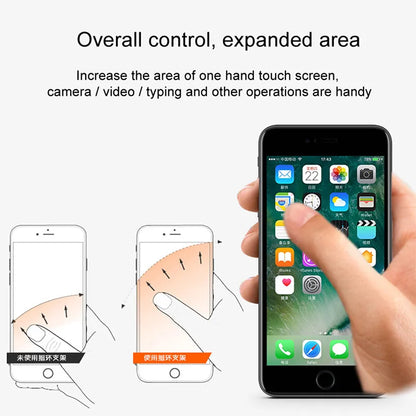 360 Degree Metal Finger Ring Holder: Mini Phone Stand Mount for Xiaomi, Huawei, iPhone, Samsung - Smartphone Holder for Mobile Phones