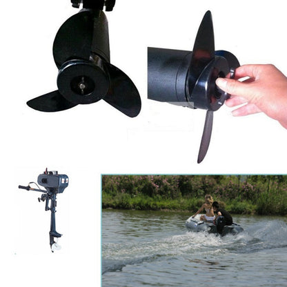 3-Blade Electric Boat Propeller – Outboard Trolling Motor Propeller with Fastening Nut