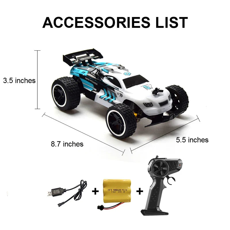 Sinovan 1:18 RC High-Speed Car – 20km/h Remote Control Drift Toy for Kids