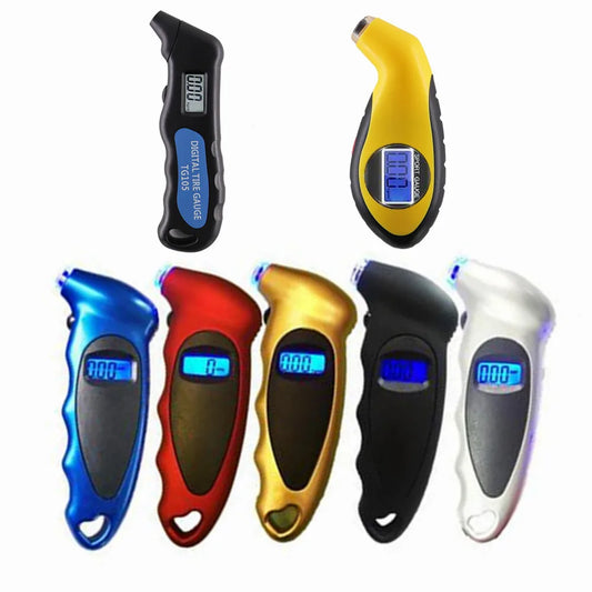 TG105/TG205 R-6802 Digital Tire Pressure Gauge – High-Precision LCD Air Pressure Meter for Car & Truck