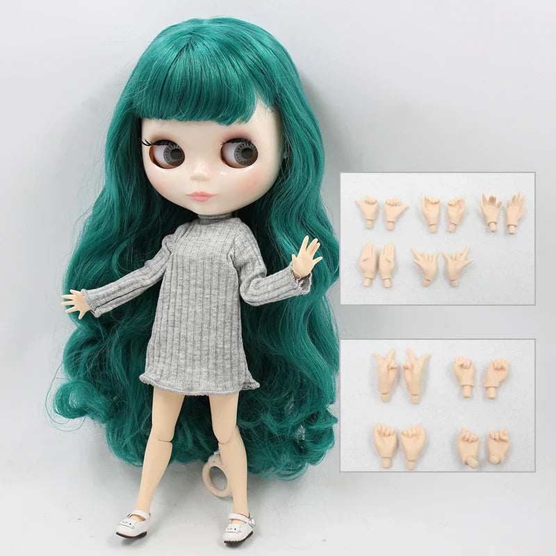ICY DBS Blyth Doll – 1/6 Joint Body BJD Anime Doll, 30cm White Skin Matte Face Special Combo Toy