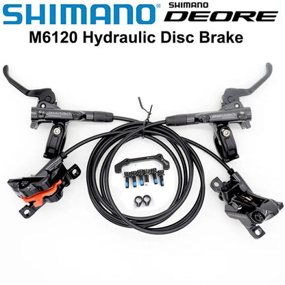 SHIMANO DEORE M6100/ M6120 Hydraulic Disc Brake – 2 & 4 Piston MTB Mountain Bike BR/BL-M6100 System