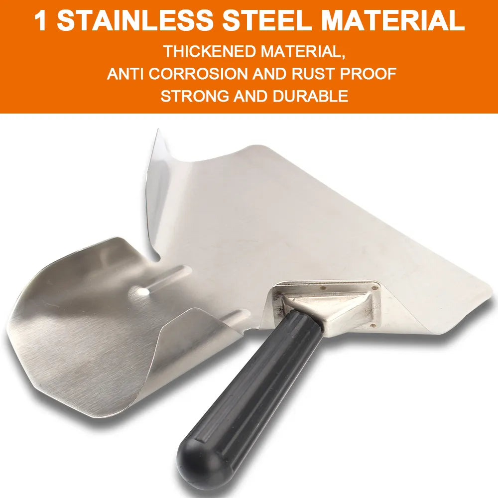 Stainless Steel Baking Tool Shovel - Ideal for Popcorn, French Fries, and Hamburgers - A Must-Have Kitchen Gadget