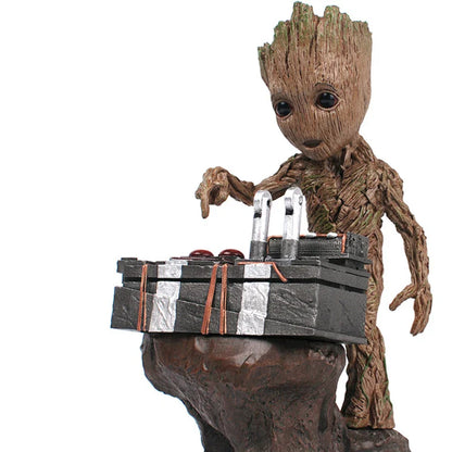Marvel Guardians of the Galaxy Groot Statue – Cute Baby Tree Man PVC Anime Action Figure Toy Collectible Gift