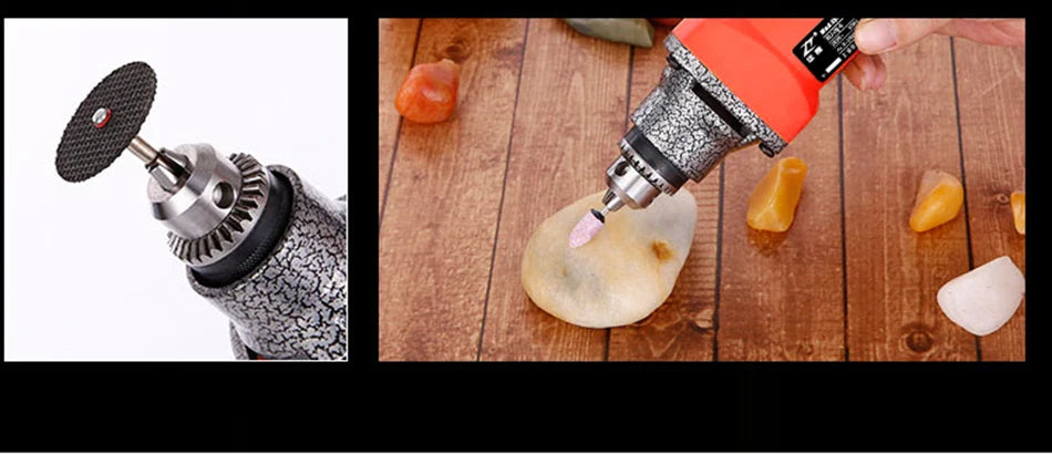 500W Electric Engraver Drill – 6-Speed Variable 35000RPM Rotary Grinder Polishing Tool 110V/220V