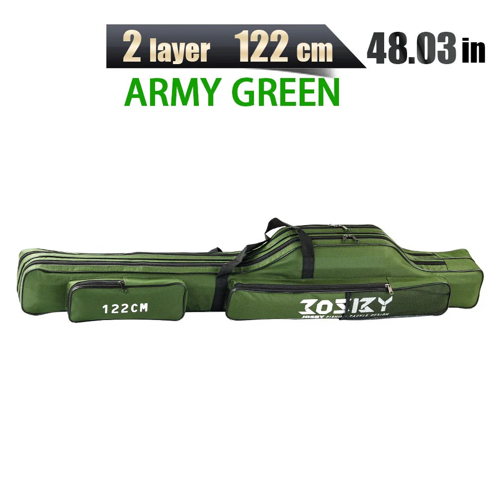 PROXPE Foldable Oxford Fishing Rod Bag – Multi-Purpose Fishing Gear Storage, 60-180cm High Quality
