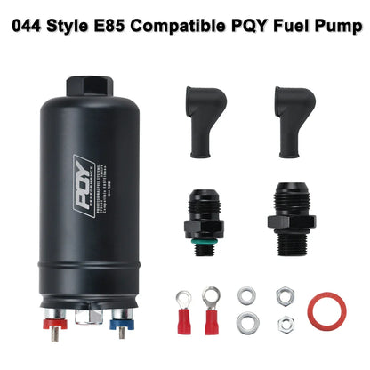 PQY EFI 380LH 1000HP External Fuel Pump – E85 Compatible, Top Quality 044 Style, Model PQY-FPB003-QY