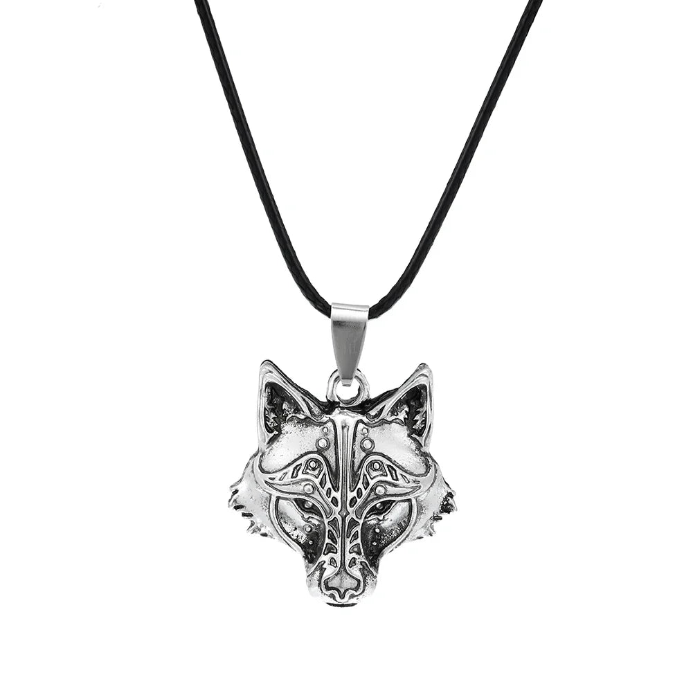 Norse "I Am Wolf" Viking Celtic Necklace for Men & Women - Popular Totem Amulet with Card, Jewelry Gift