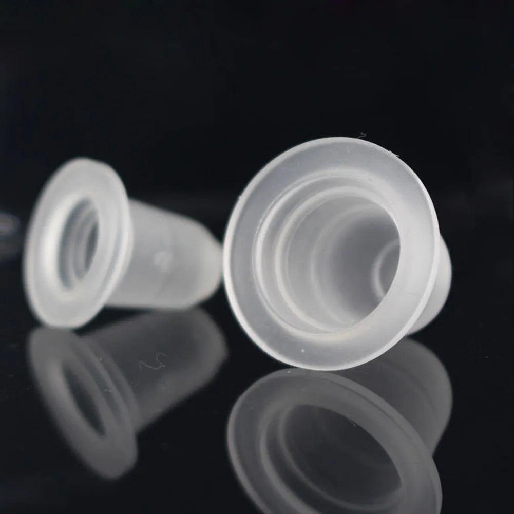 100/500/1000pcs Disposable Silicone Tattoo Ink Cup Caps — Pigment Holder Containers for Tattoo Accessories