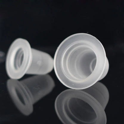 100/500/1000pcs Disposable Silicone Tattoo Ink Cup Caps — Pigment Holder Containers for Tattoo Accessories
