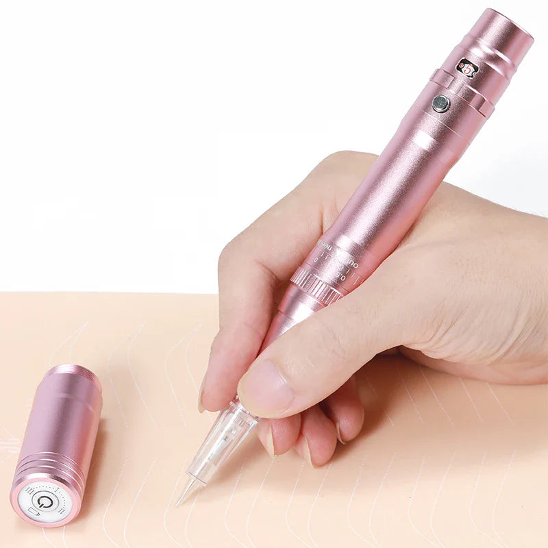 Wireless PMU Machine — Professional Permanent Makeup Tattoo Pen for Eyebrows, Eyeliner & Lips