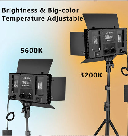 Nagnahz U800 LED Photo Studio Light - Portable Lighting for TikTok, YouTube, Gaming, and Live Video Recording