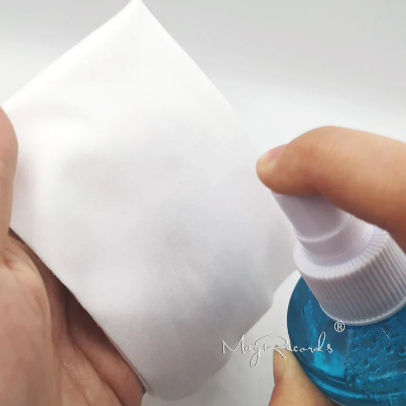 200ml LP/CD Vinyl Record Cleaner – Anti-Static Dust Removal Spray with Flannel Cloth for Professional Cleaning