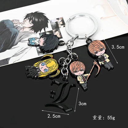 A5 Anime Death Note Notebook Set – Leather Journal, Collectible School Writing Journal with Large Anime Theme
