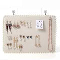 100PCS White Earring Cards with Puff Pad – Ear Studs Display Holder Tray Inserts Jewelry Organizer Wholesale