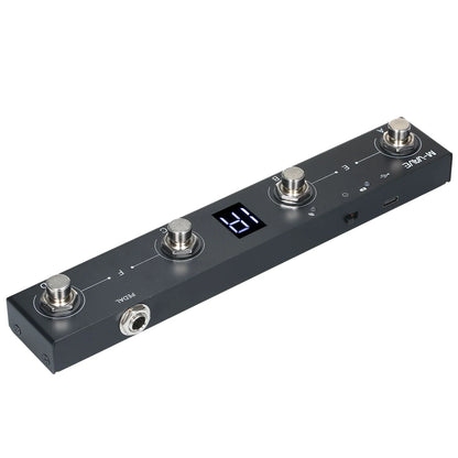 M-VAVE Chocolate MIDI Controller Pedal – Bluetooth Rechargeable, 4 Buttons with APP Control & Wireless Transmission