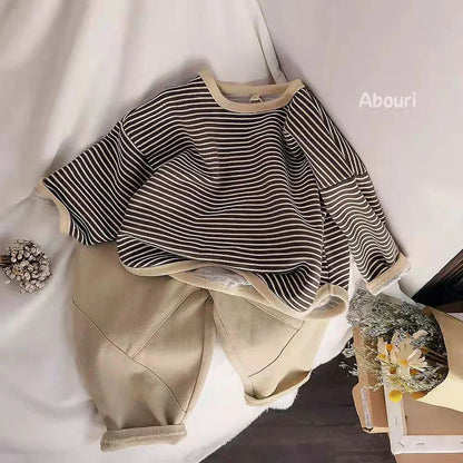 Spring Autumn Kids Sweatshirt – Cotton Long Sleeve T-Shirt for Boys & Girls 1-8Y Toddler Clothes