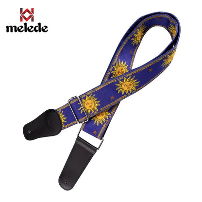 High-Quality Cotton Guitar Strap – Adjustable Length, 6.2cm Wide for Acoustic Guitar & Electric Bass