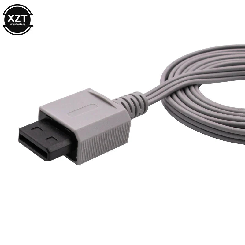 1.8m 3-RCA AV Cable for Nintendo Wii – Gold-Plated Composite Audio Video Cord