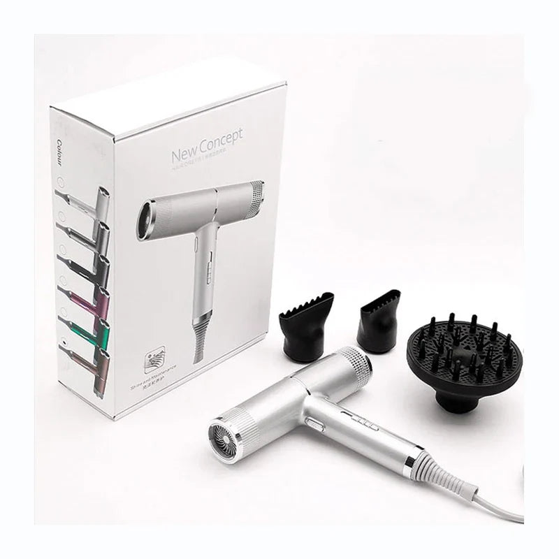 Professional Ionic Hair Dryer - Infrared Blow Dryer With Hot & Cold Air Settings For Salon Styling & Hair Care