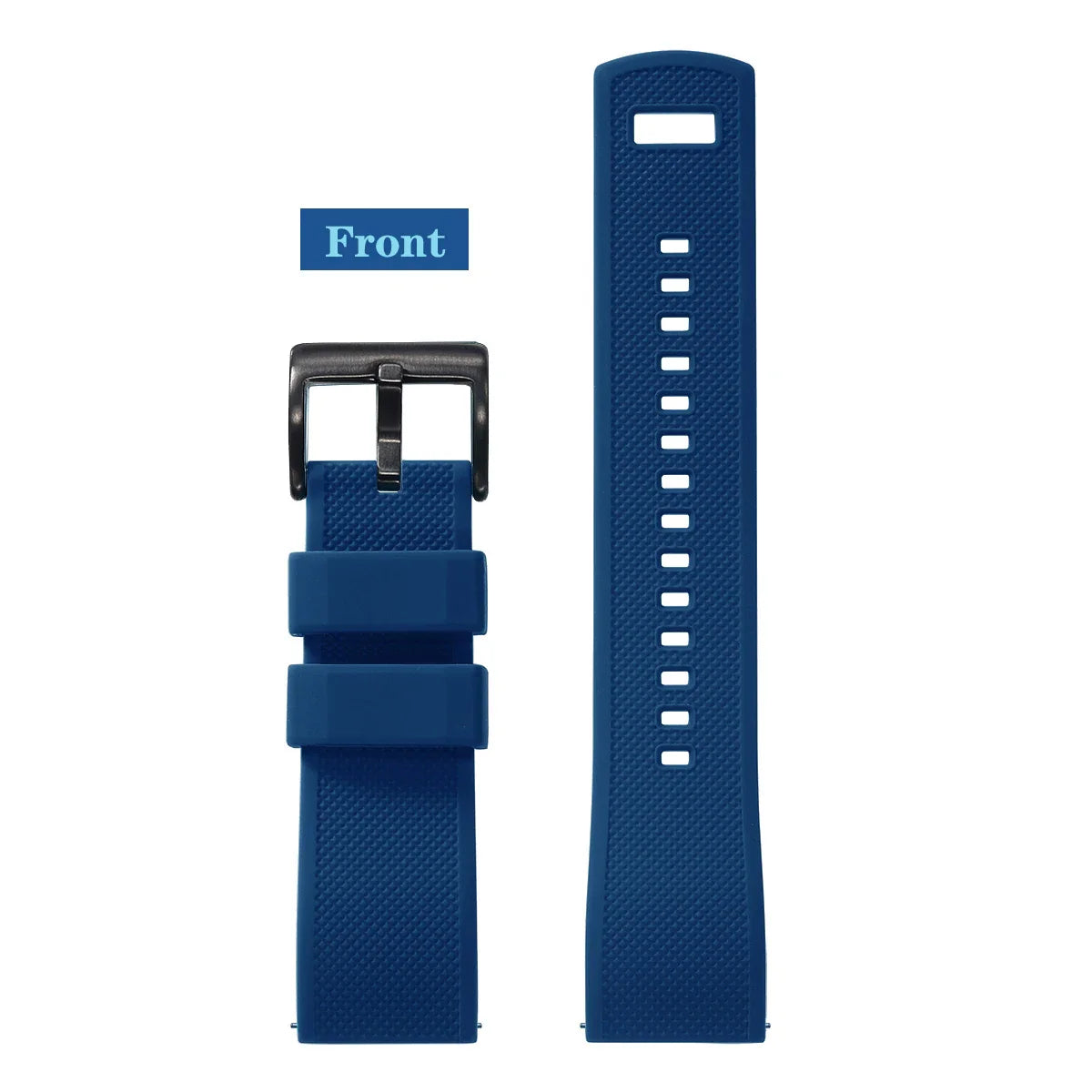 Premium Silicone Watch Band – Quick Release Rubber Strap, 18mm 20mm 22mm Replacement Watchband
