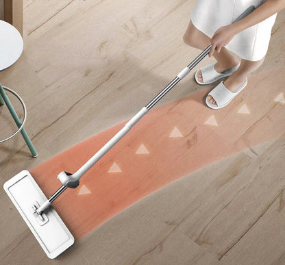 Mmagic 360° Rotation Spin Mop | Flat Mop Cleaner with Bucket for Easy Floor & Home Cleaning | Wash & Dry Mop System