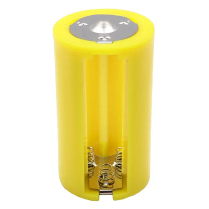 AA to D Battery Adapter - 3x AA Cell Converter Holder Case for D Size Battery Replacement