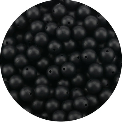 LOFCA Silicone Teething Beads - 20pcs 15mm Round Baby Chew Beads for DIY Teether Toys Infant Accessories