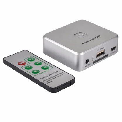 USB Audio Capture Recorder – Cassette & Turntable to MP3 Converter Box, Music Digitizer Adapter