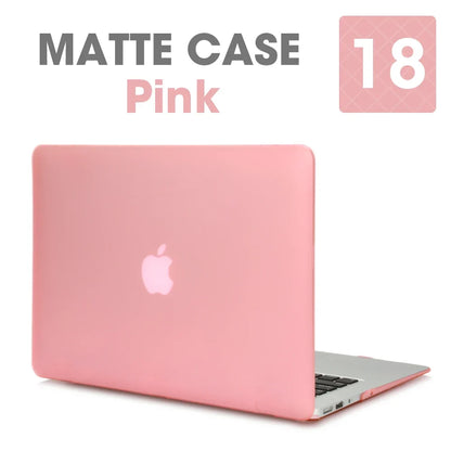 Matte Laptop Case Cover for MacBook Air & Pro - Slim Protective Hard Shell Case for 11 13 15 16 Inch Retina Touch Bar Models