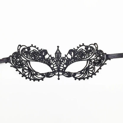 Sexy Lace Eye Mask for Women — Venetian Masquerade, Halloween & Carnival Half-Face Cosplay Party Mask