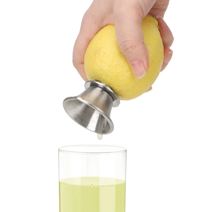 Stainless Steel Hand Juicer Pourer Screw: Manual Lemon Squeezer for Lemon, Orange, Limes, Citrus - Juice Squeeze Fruit Tool