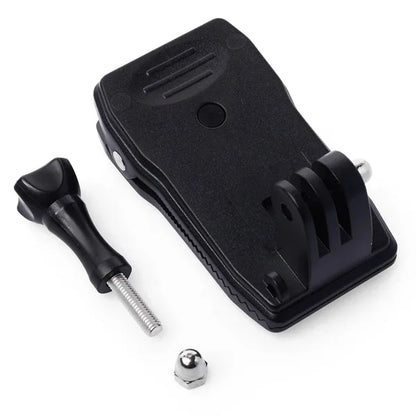 360° Rotary Hat Belt Backpack Clip – Camera Mount Clamp for GoPro Hero 2/3/3+/4/4 Session Skiing Action Accessories