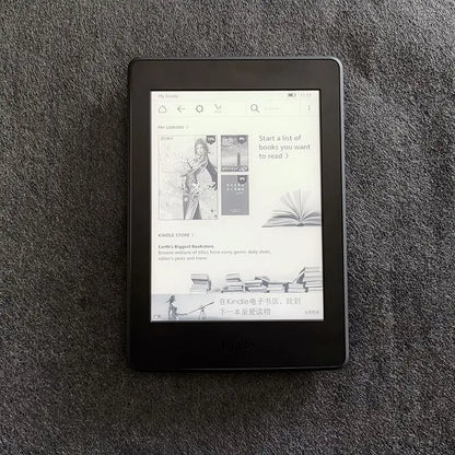 Kindle Paperwhite 6th Gen K6 Used eBook Reader, E-Ink Touchscreen Ereader, Registrable for Kindle Books