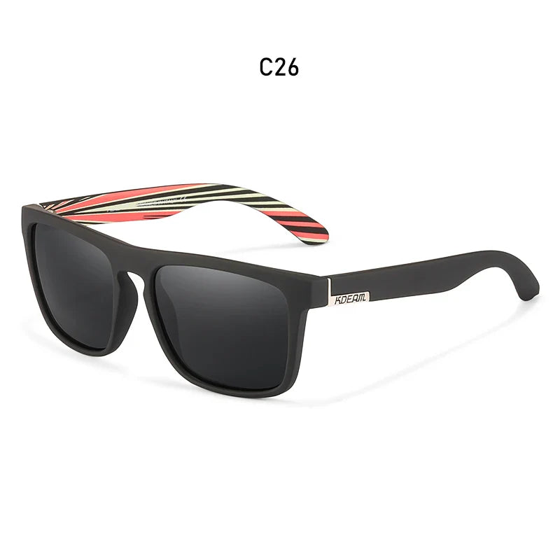 KDEAM Men’s Polarized Photochromic Night Sight Driving Sunglasses UV400 – New KD156 Colors CE Certified