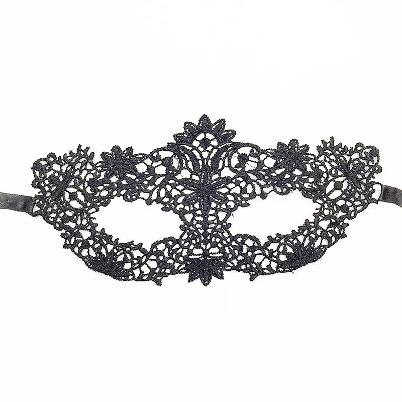 Sexy Lace Eye Mask for Women — Venetian Masquerade, Halloween & Carnival Half-Face Cosplay Party Mask