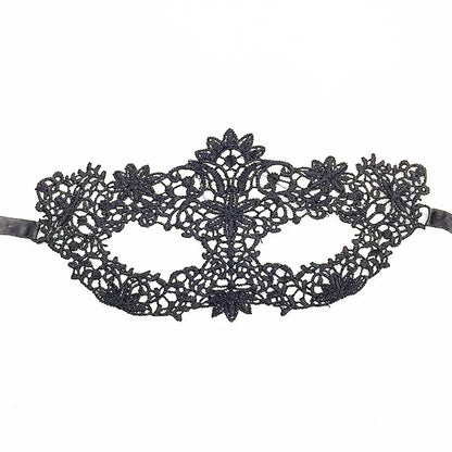 Sexy Lace Eye Mask for Women — Venetian Masquerade, Halloween & Carnival Half-Face Cosplay Party Mask