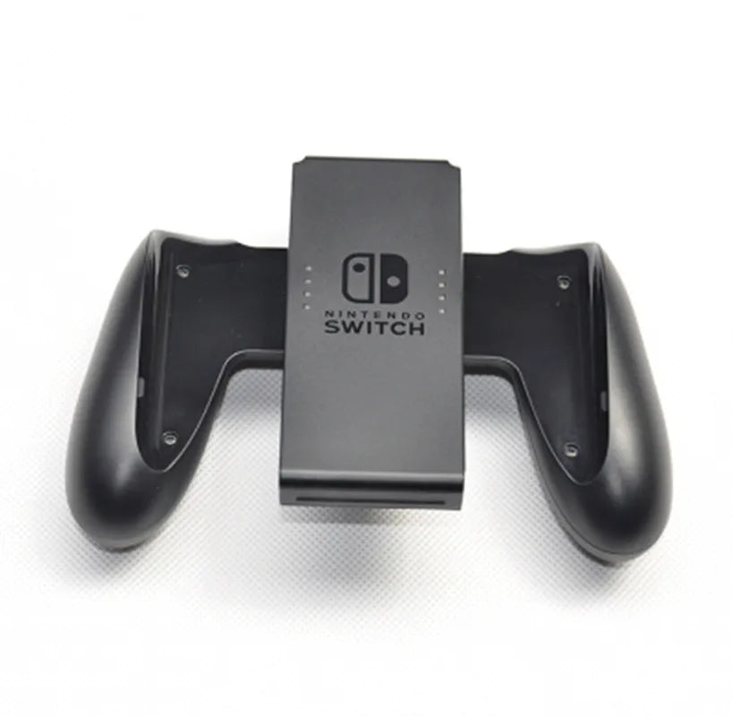 Original Non-Charging Grip for Nintendo Switch JoyCon: Enhance Gaming Comfort with Black Handle Holder - Brand New!