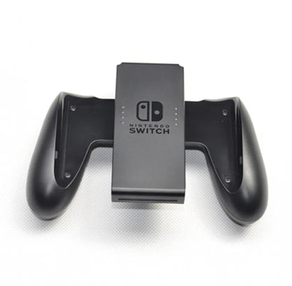 Original Non-Charging Grip for Nintendo Switch JoyCon: Enhance Gaming Comfort with Black Handle Holder - Brand New!