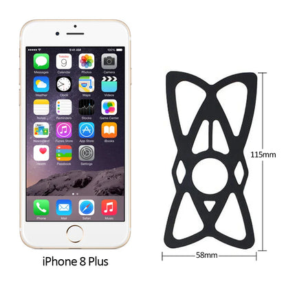 Anti-Slip Silicone Replacement Strap for Cell Phone Mount Holder: Secure Grip for Bike, Bicycle, Motorcycle Handlebars
