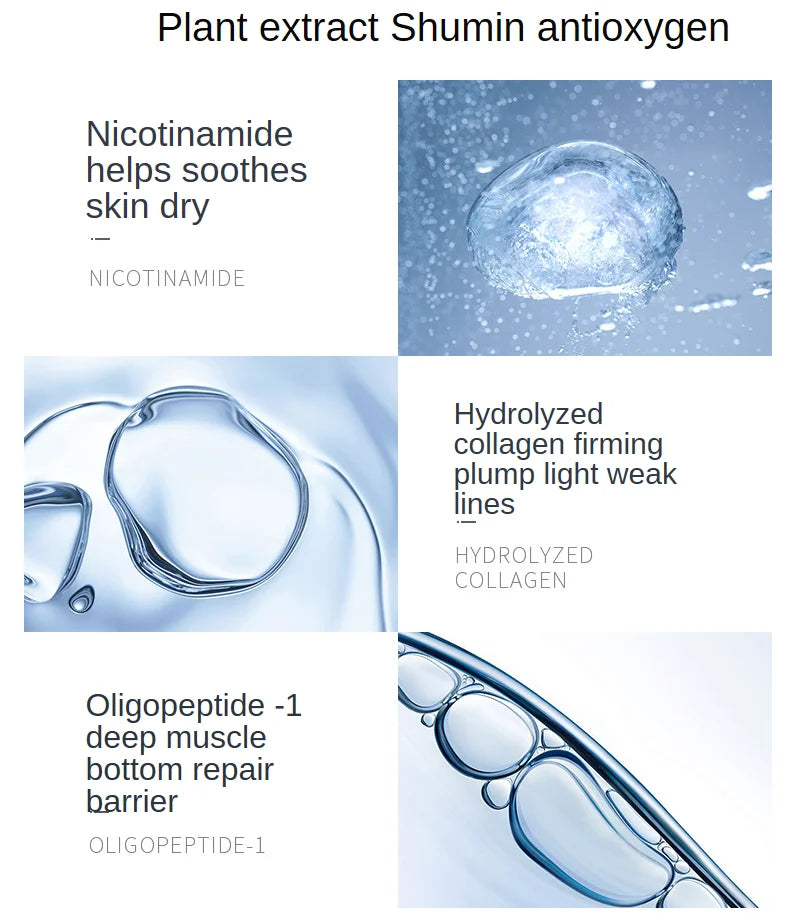 60pcs Niacinamide Moisturizing Essence – Anti-Wrinkle, Pore Minimizer, Acne Treatment & Anti-Aging Oil-Control Face Serum