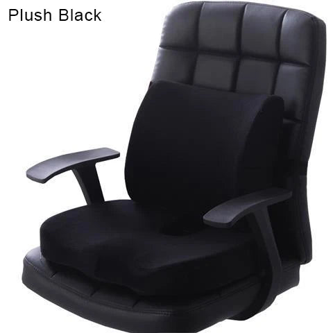 Orthopedic Memory Foam Seat Cushion – Hemorrhoid Relief, Car & Office Chair Lumbar Support, Breathable Pain Relief Pillow