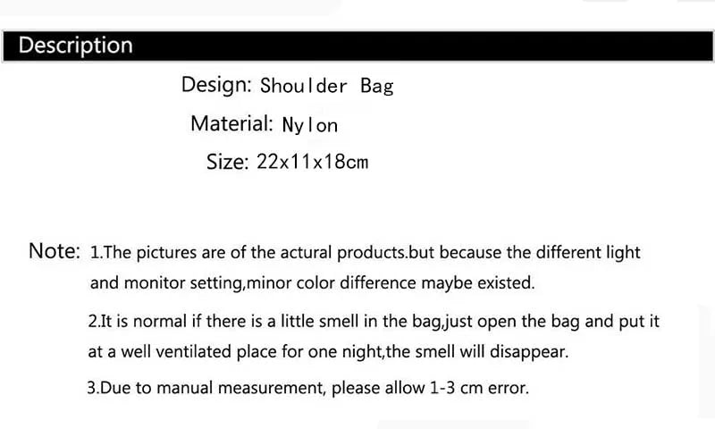 Vintage Waterproof Nylon Shoulder Bag for Women – Simple Crossbody Messenger Bag for Daily Use & Travel