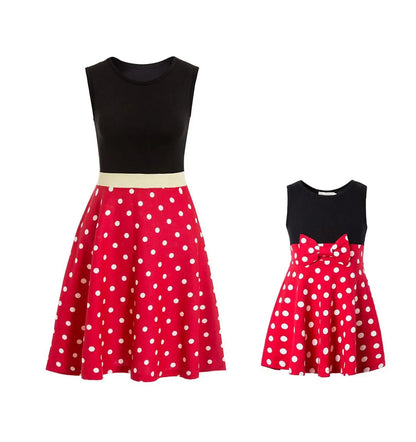 Minnie Mommy Princess Dress - Plus Size Women’s Polka Dot Family Cosplay Costume