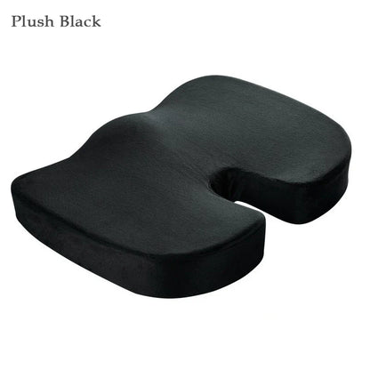 Orthopedic Memory Foam Seat Cushion – Hemorrhoid Relief, Car & Office Chair Lumbar Support, Breathable Pain Relief Pillow