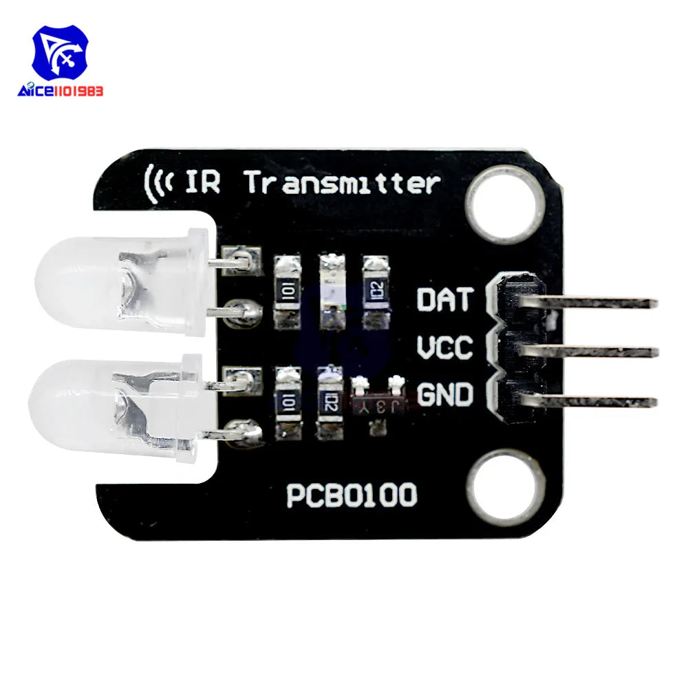 diymore PCB0100 2-Channel Infrared Transmitter Module — IR Transmitter for Arduino Electronic Projects