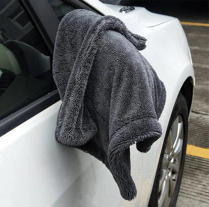 SEAMETAL 1200GSM Microfiber Car Wash Towel – Double-Sided Ultra Absorbent Cleaning & Drying Cloth